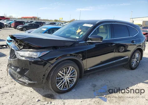 2022 Acura Mdx Advance z USA, uszkodzony, nr VIN 5J8YE1H80NL022351